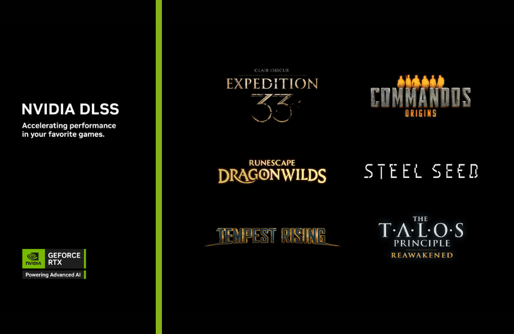 New games get a performance speed boost thanks to NVIDIA’s DLSS technology