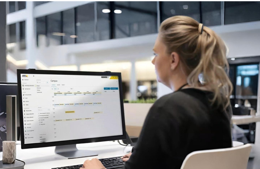 AXIS Audio Manager Pro simplifies scheduling and opens new public address