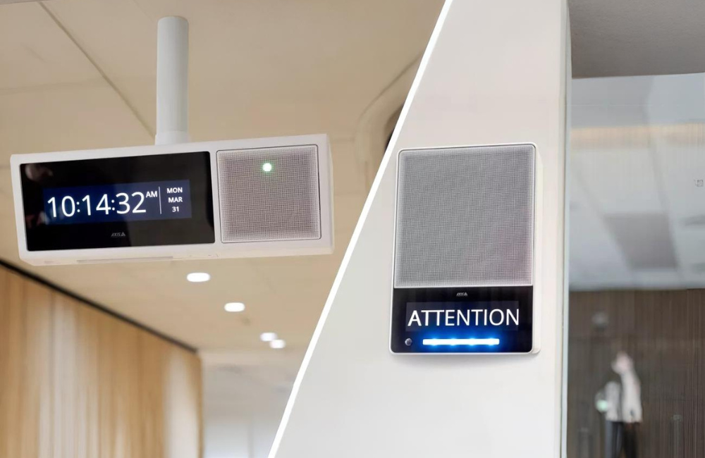 Axis Communications Unveils Multifunctional Display Speakers