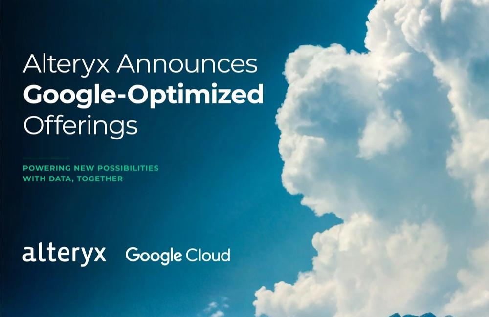 Alteryx Expands BigQuery Analytics with Google Cloud